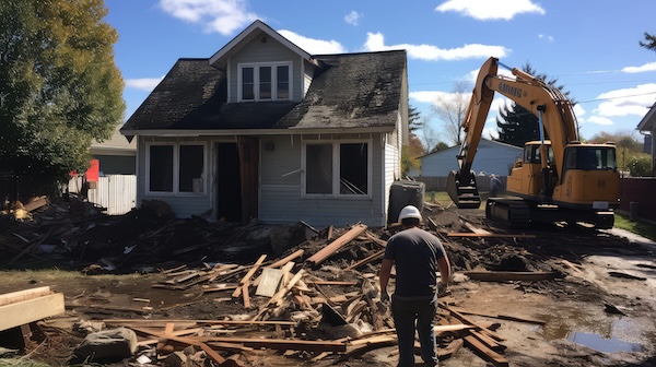 Demolition of House