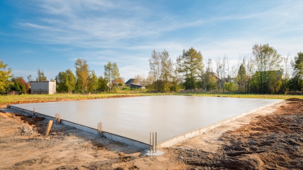 House Pad Poured